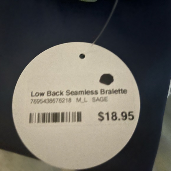 Low Back Seamless Bralette - Picture 2 of 2